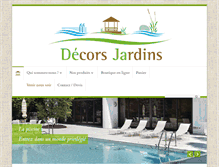 Tablet Screenshot of decorsjardins.fr
